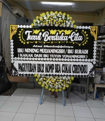Papan Bunga di Kapringan Krangkeng